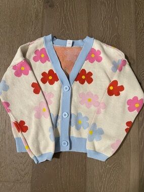 Old Navy Flower Cardigan